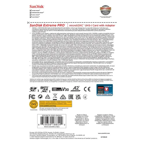 10 Pack SanDisk Extreme PRO microSDXC UHS-I Memory Card with SD Adapter – U3, A2, C10, 4K UHD - Image 15