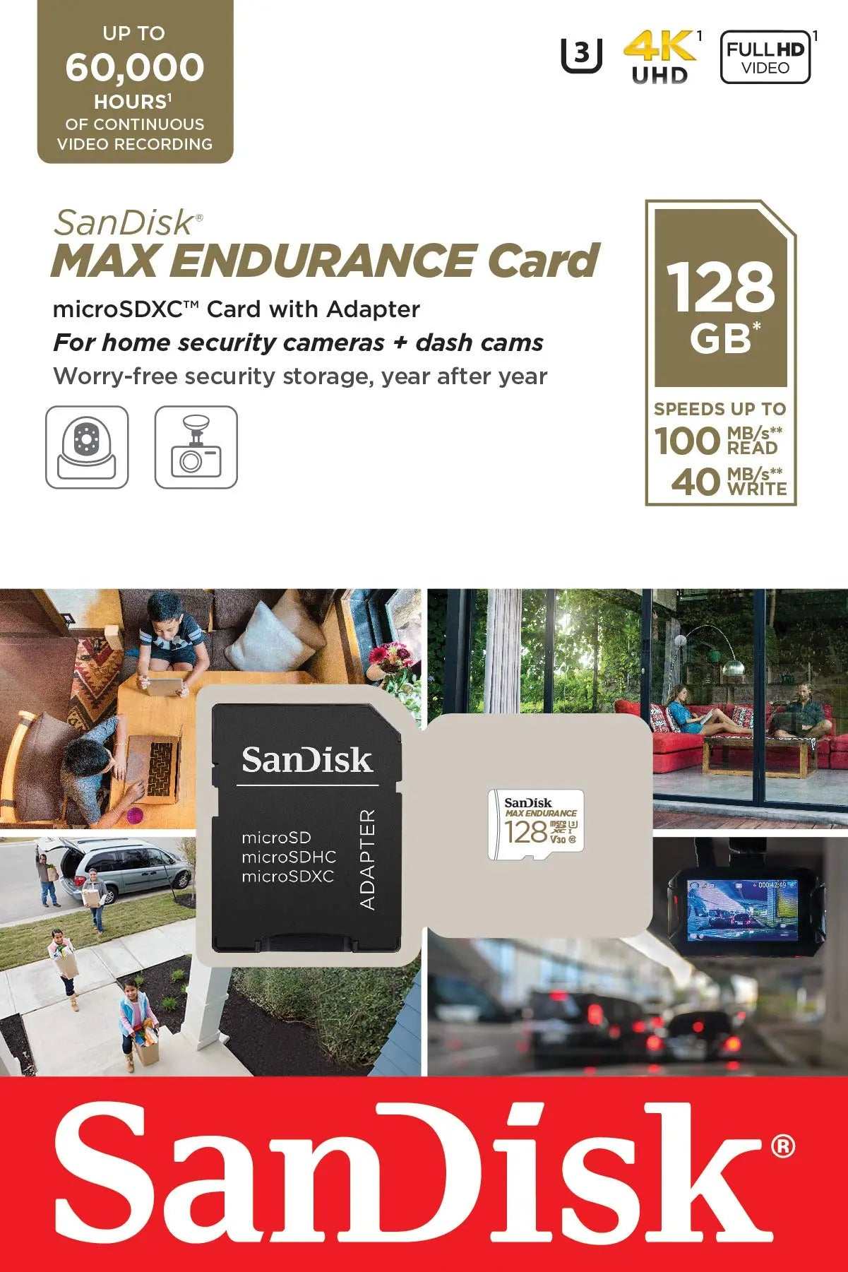 10 Pack SanDisk MAX Endurance microSDXC UHS-I Memory Card with SD Adapter – U3, C10, V30 - Image 7