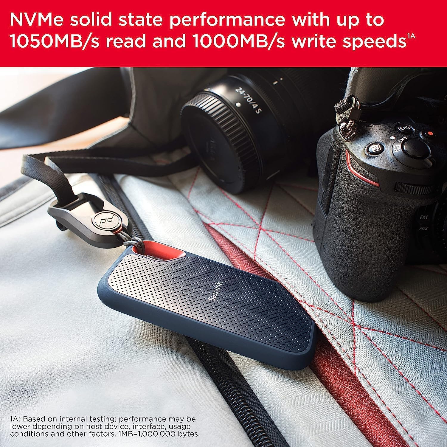 SanDisk Extreme Portable SSD USB-C, Solid State Drive up to 1050MB/s for Fast Storage and Backup - Image 4