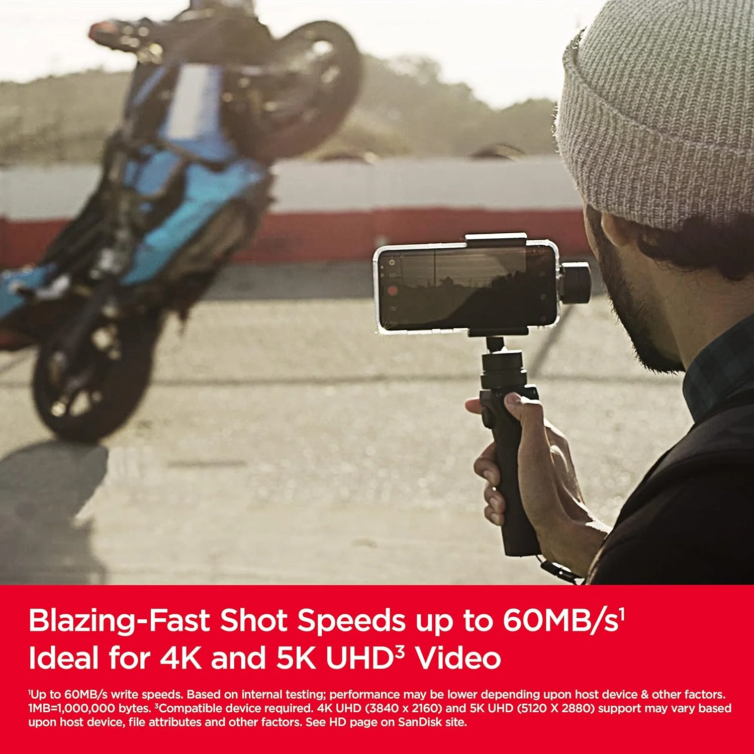 SanDisk Extreme microSDHC UHS-I Memory Card with SD Adapter – U3, A2, C10, 4K UHD - Image 3