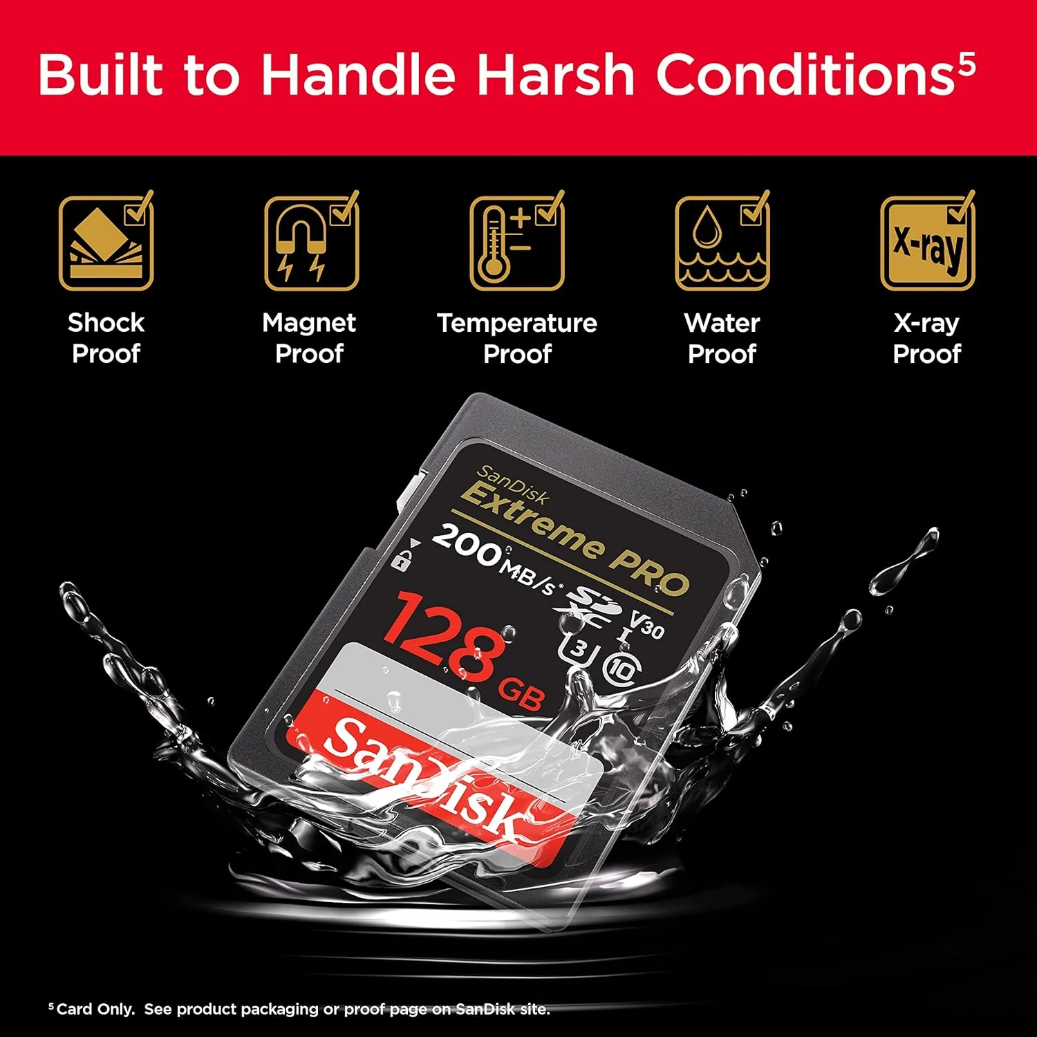 SanDisk Extreme PRO SDXC UHS-I SD Memory Card – U3, V30, C10, 4K UHD Compatible - Image 14