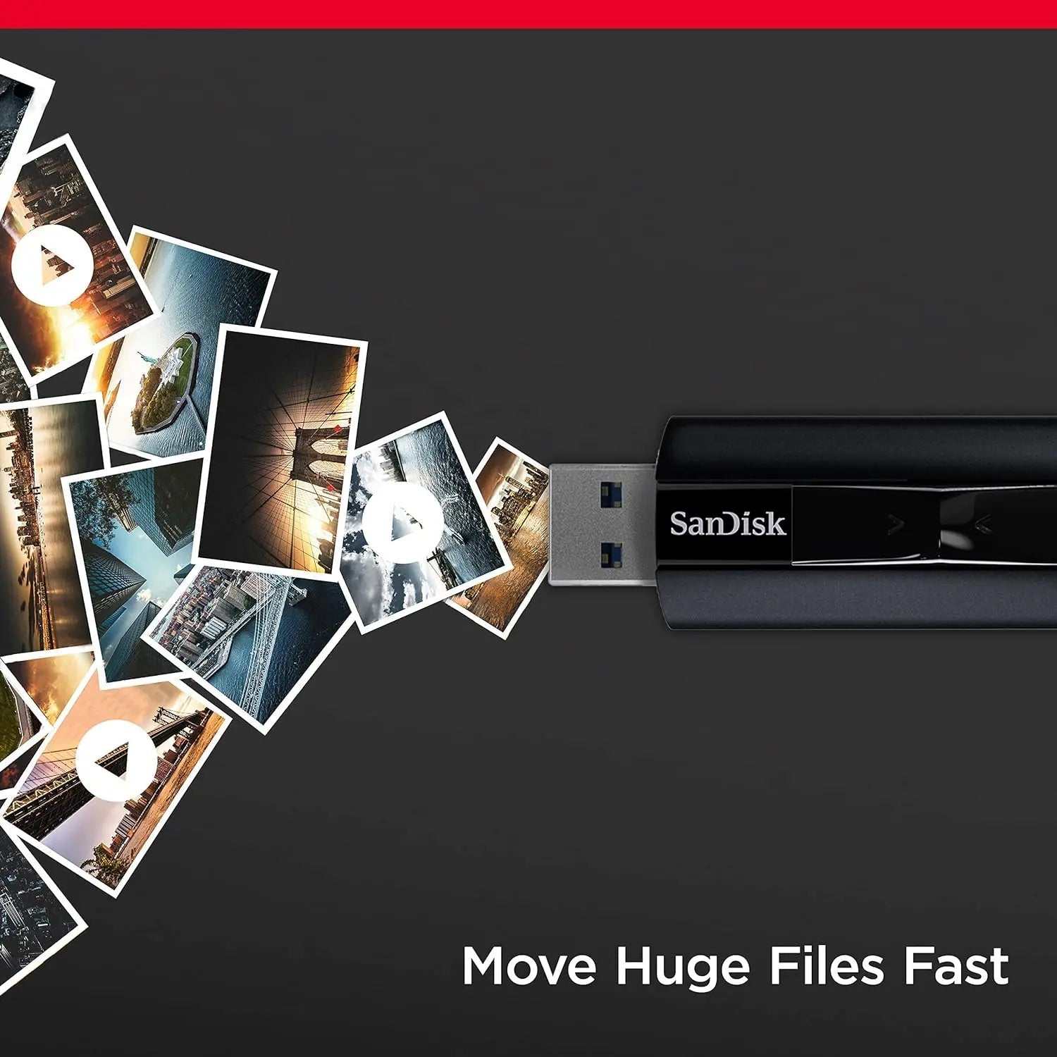 SanDisk Extreme PRO USB 3.2, Solid State Flash Drive for High Speed File Storage and Data Transfer - Image 4
