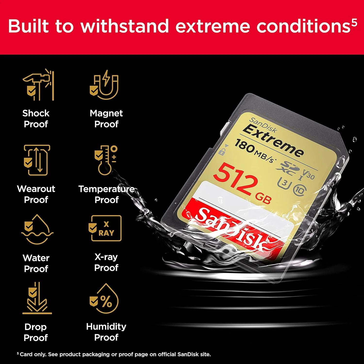 SanDisk Extreme SDXC UHS-I SD Memory Card – U3, V30, C10, 4K UHD Compatible - Image 20
