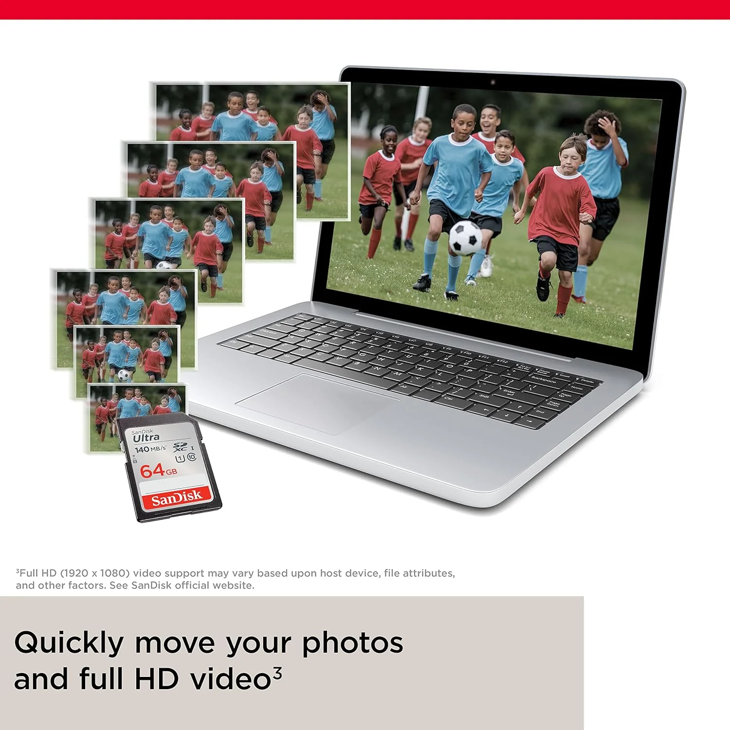 SanDisk Ultra SDXC UHS-I SD Memory Card – C10, U1, Full HD Video Compatible - Image 6